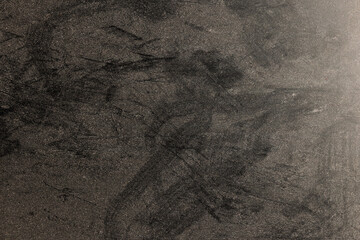 full frame background and texture of dusty black surface of an old LCD screen