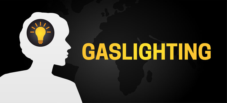 Gaslighting Illustration Design With Woman