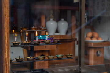 台東区　上野恩賜公園　五条天神社　お供え