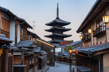 [京都]東山・清水寺参道の風景