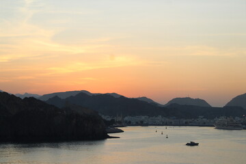 Obraz premium Sunset over the sea