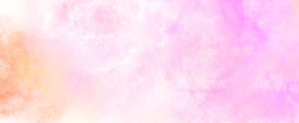 beautiful background of pink nebula painting, perfect for display