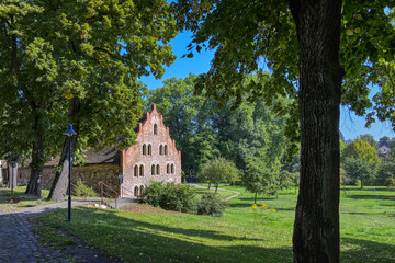 Fototapeta na wymiar Former Cistercian Lehnin Monastery, Granary, Brandenburg, Germany