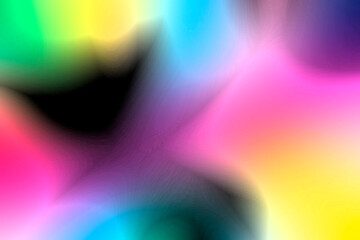 Blurred pop abstract background - Ink Outlines