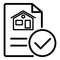 Document Flat Icon Isolated On White Background