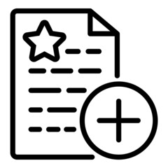 Obraz premium Document Flat Icon Isolated On White Background