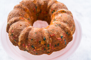 Funfettti Bundt Cake
