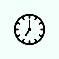 wall clock vector illustration