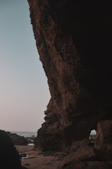 arch rocks and sea in sidi ifni