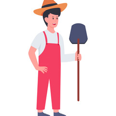 An icon design of gardener