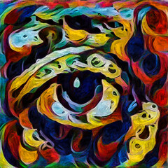 Human Eye painting.