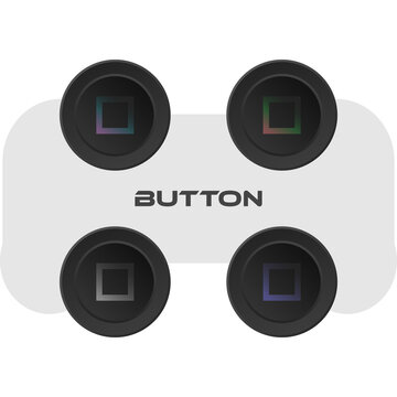 App round button for app, web or game.