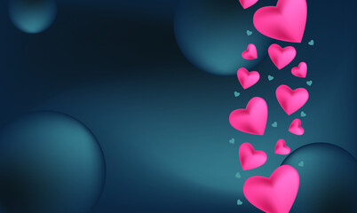 happy valentines day pattern illustration background february party wallpaper banner template flyer poster event label backdrop modern vector design sale holiday love heart wedding icon romance space