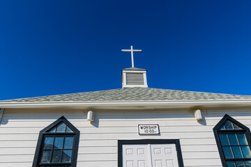 Pawleys Island Chapel on The Salt Marsh of The Waccamaw River, Pawleys Island, South Carolina, USA