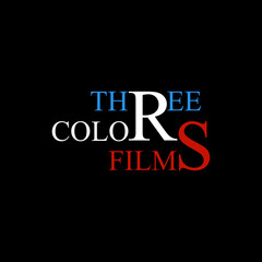 movie logo with three colors