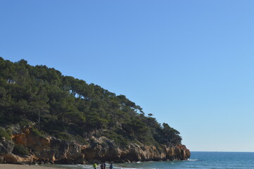 Paisajes playas del mediterráneo Español