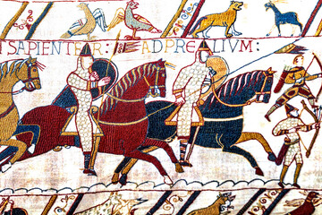 Norman Calvary Archers Battle Hastings Bayeux Tapestry Normandy France