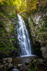 Fototapeta na wymiar Waterfall in the black forest in southern Germany