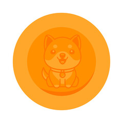 Baby doge coin vector
