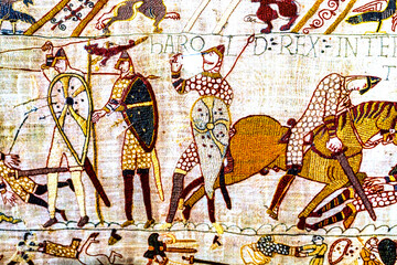 Death King Harold Battle Hastings Bayeux Tapestry Normandy France