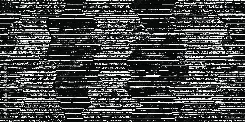 Poster Slim lines texture. Parallel and intersecting lines abstract pattern. Abstract textured effect. Black isolated on white background.Vector illustration. EPS10.