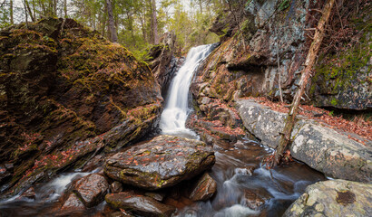 Fototapeta premium Waterfalls of Western Massachusetts in Fall