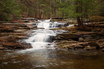 Waterfalls of Western Massachusetts in Fall