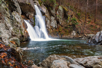 Naklejka na ściany i meble Waterfalls of Western Massachusetts in Fall