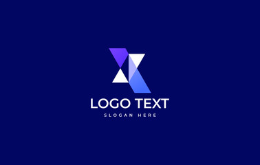 X Logo, X Letter Logo Design Vector Illustration Modern Monogram icon.