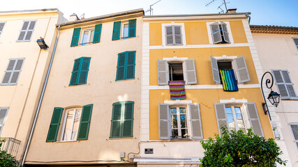 Street scape of Antibes, France
