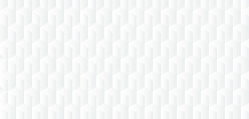 White paper square textured pattern banner. Vector illustration