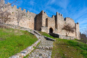 Castle of Platamonas, an important touristic attraction of central Macedonia, Greece.