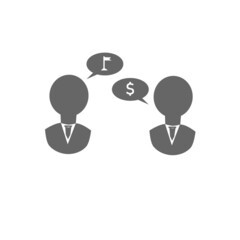 Businessman discuss about goal and salary. Business and finance concept. 