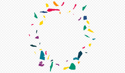 White Smear Festival Transparent Background.
