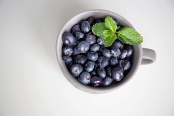 blueberries in a bowl