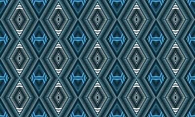 Ethnic tribal seamless pattern. Traditional design for background, wallpaper, clothing, wrapping, carpet, tile, fabric, decoration, vector illustration, embroidery style. Tribal textile patterns.