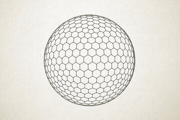 Compound eye 3D illustration, insect eyes © Bocskai István