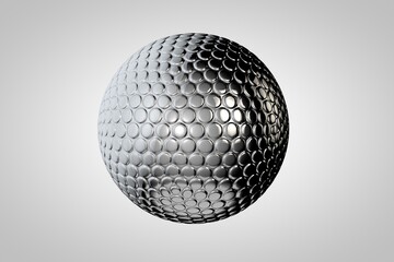 Compound eye 3D illustration, insect eyes