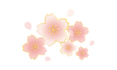 Fototapeta premium かわいい・桜・春・ピンク・入学・卒業・新生活・上品