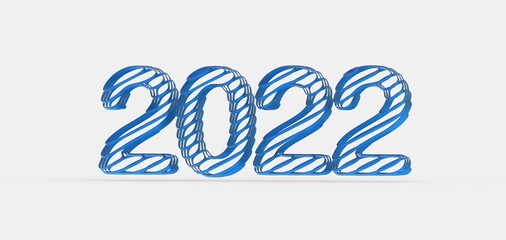 2022 New year change, turn.