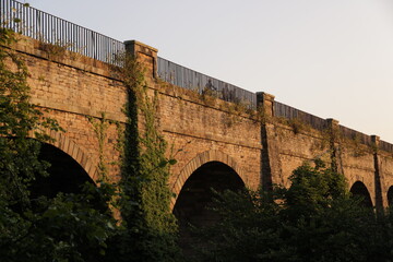 Union canal Slateford aqueduct in edinburgh scotland