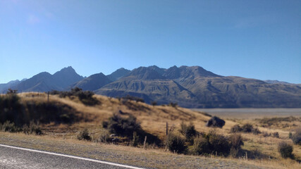 Mountains of Mount Cook National Park, South Island, New Zealand