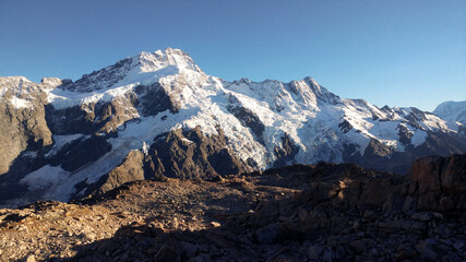 Mountains of Mount Cook National Park, South Island, New Zealand