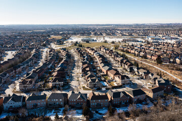 Durham Residential area  Westney and Rossland rd ajax

drone view homes houses and suburban area 