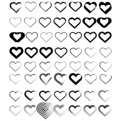 black hearts. black hearts logo design.svg
