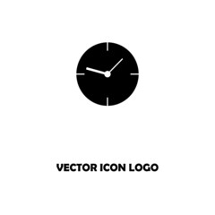 Clock icon in trendy flat style isolated on background. Clock icon page symbol for your web site design Clock icon logo, app, UI. Clock icon Vector illustration, EPS10.