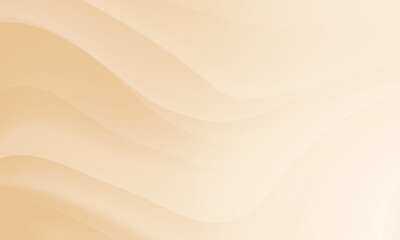 Abstract white brown creamy colors gradient with wave texture background.