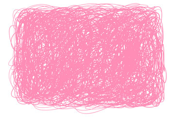 Fototapeta premium Chaos on white. Abstract tangled texture. Random chaotic lines. Hand drawn dinamic scrawls. Rectangle background with stripes. Linear pattern
