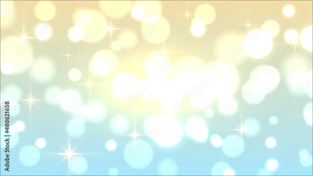 Poster abstract light blur and bokeh effect background. vector defocused sun shine or sparkling lights and 
