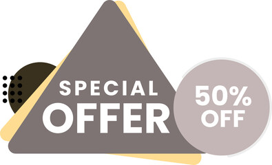 Sale banner template design, Big sale limited time only, end of season special offer banner on white